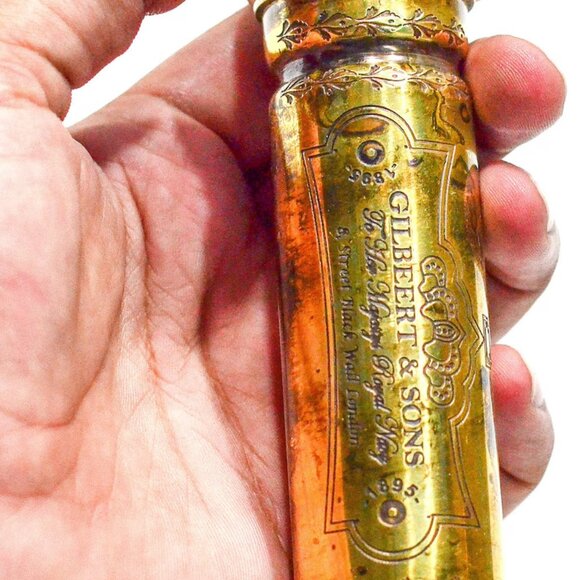 Pure Brass Kaleidoscope Stained Glass Artisan Craft Fashion Designer Kids Gift - Picture 3 of 8